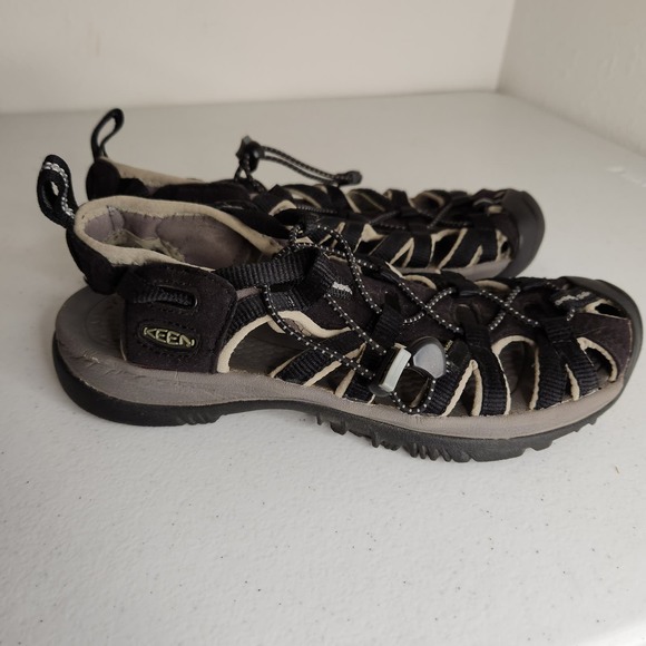 KEEN Women's Whisper Closed Toe Sport Sandals 8 Black - Picture 4 of 9